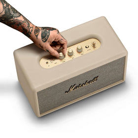 Marshall Stanmore III waveguide detail reveals the wide soundstage design.