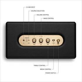 Marshall Stanmore III wireless playback emphasizes effortless Bluetooth streaming.