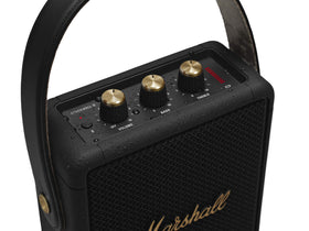 Marshall Stockwell II control panel showcases quick Bluetooth pairing and controls.