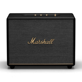 Marshall Woburn III front view shows iconic design and room-filling potential.
