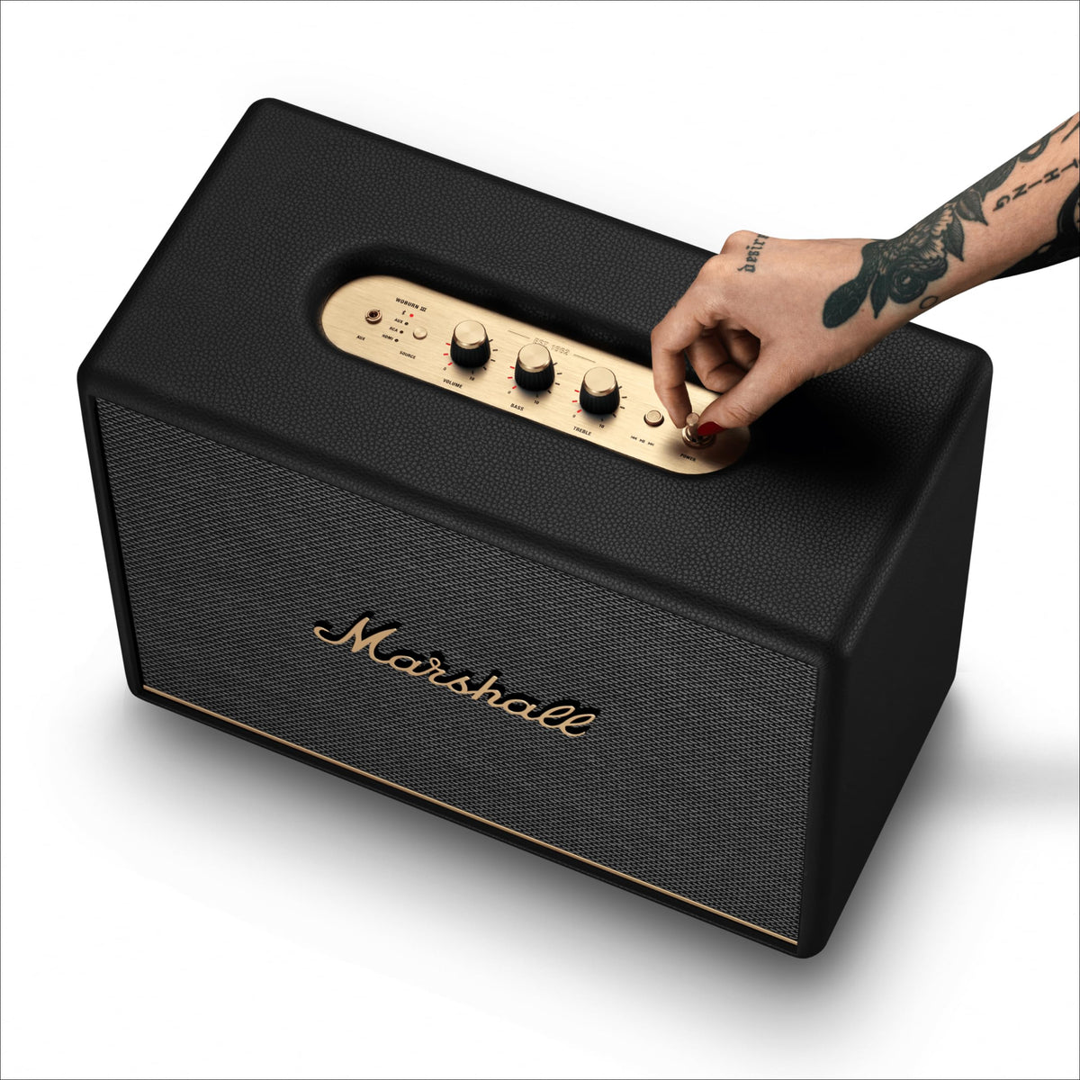 Marshall Woburn III midrange drivers balance mids for warm music texture.