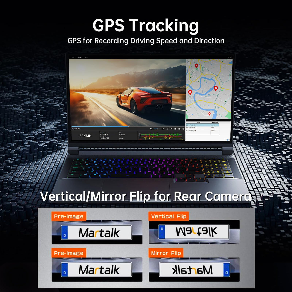 Martalk G850+ parking monitoring to alert while parked