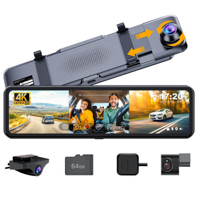 Martalk K80 front 4K camera captures clear daytime footage for evidence.