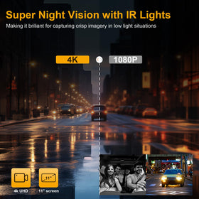 Martalk K80 IPS touch-screen enables quick access to controls and playback.