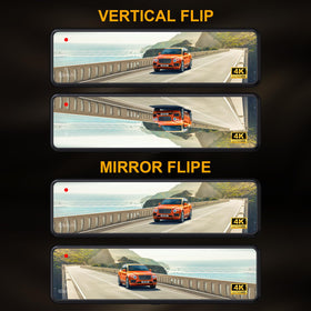 Martalk K80 triple parking monitor preserves footage during parking incidents.