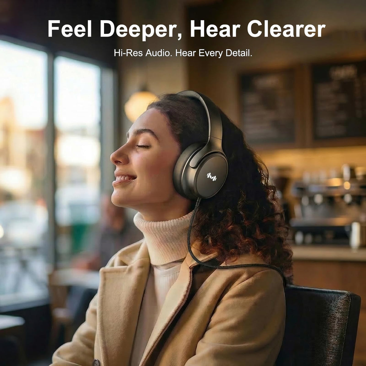MartiAudio headphones featuring inline microphone and volume control for hands-free use.