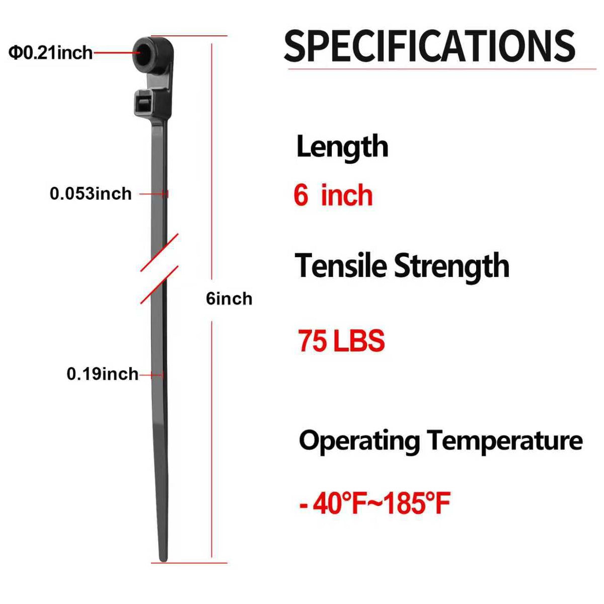 MasiStranth close-up of screw-hole head illustrating secure mount capability