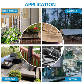 Masistranth indoor-outdoor zip ties simplify home repairs and organization