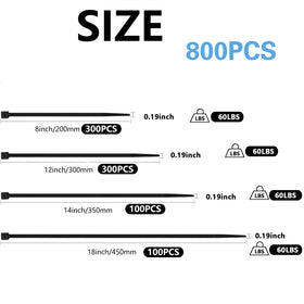 MasiStranth laid out sizes 8,12,14,18 inch displaying kit variety and quick selection