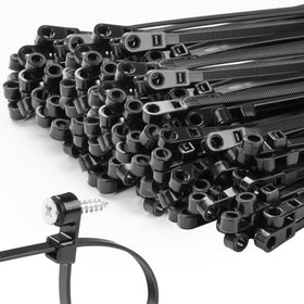 MasiStranth zip tie with screw hole and 70 lb capacity for mounting.