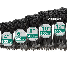 MasiStranth zip ties 4-inch bundle ideal for cable organization