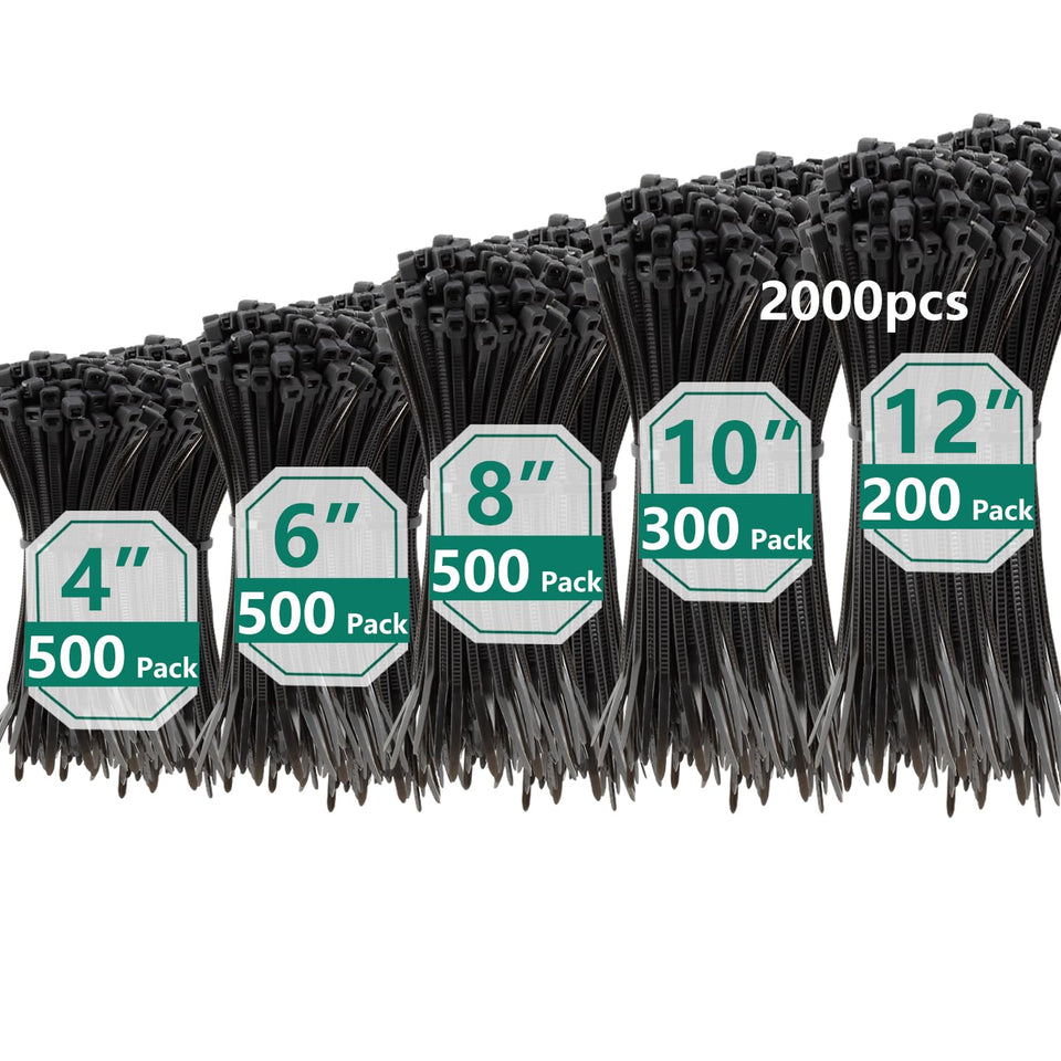MasiStranth zip ties 4-inch bundle ideal for cable organization
