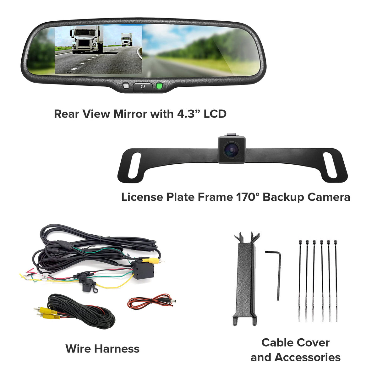 Master Tailgaters anti-glare mirror reduces reflections