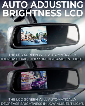 Master Tailgaters anti-glare mirror reduces reflections for safer night driving
