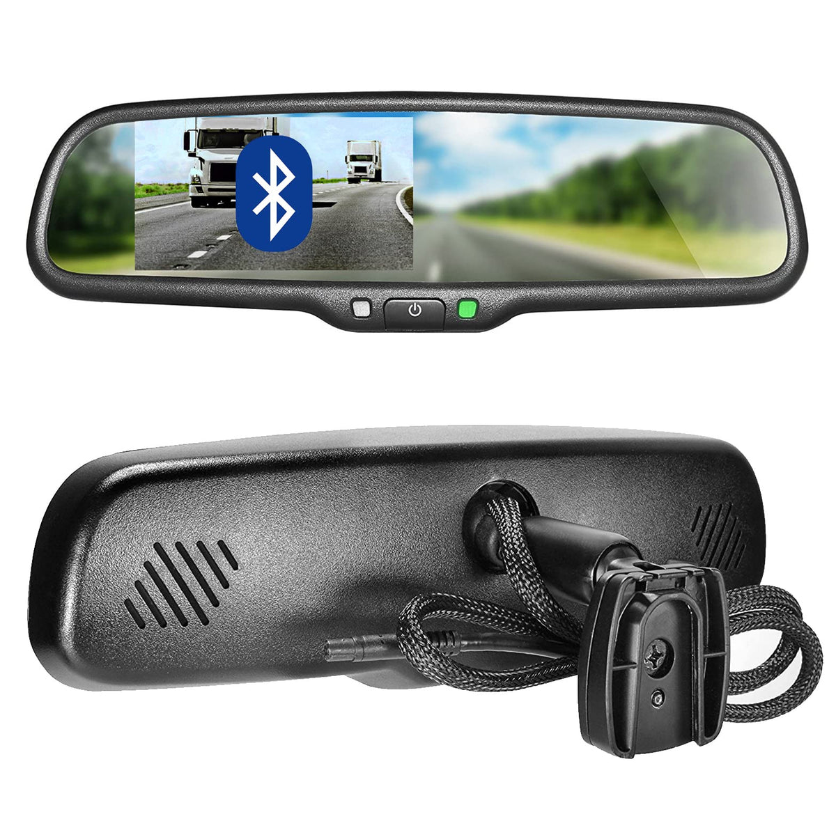 Master Tailgaters rear view mirror with 10.5-inch display improves reversing visibility.
