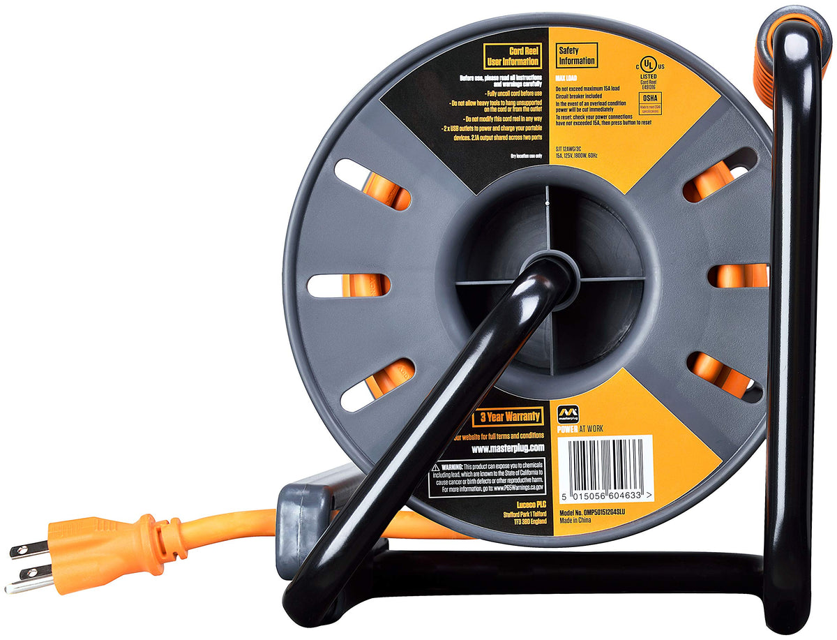 Masterplug 12AWG cord supports reliable 15A performance