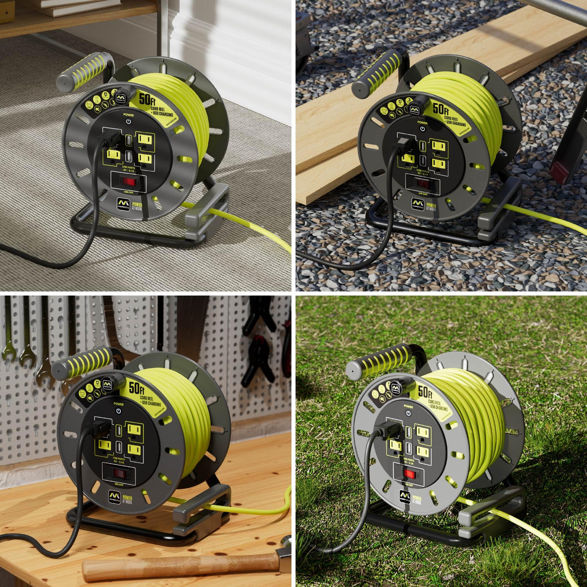Masterplug high-visibility cord improves safety in dim or busy spaces.