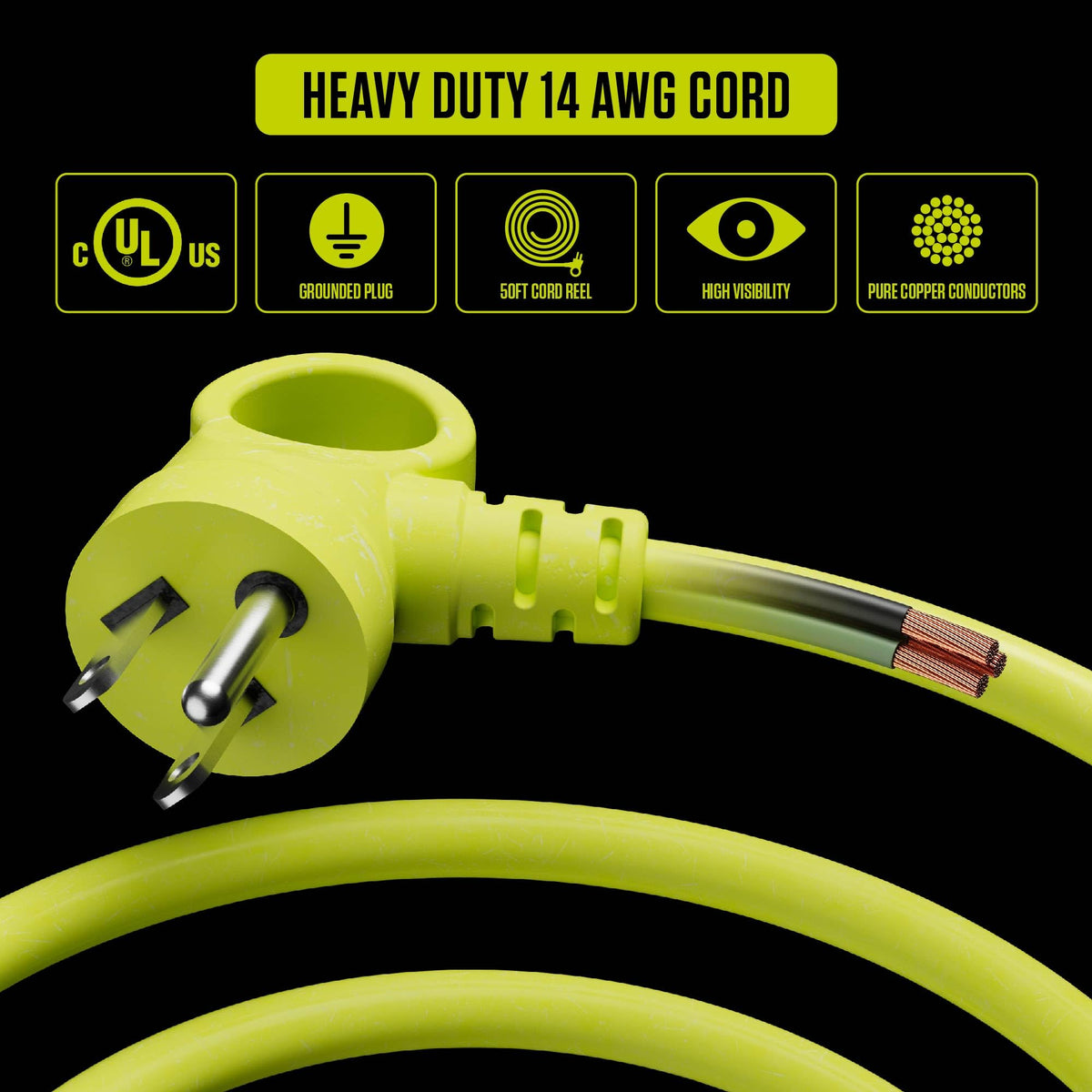 Masterplug safety overload breaker on the cord reel for circuit protection.