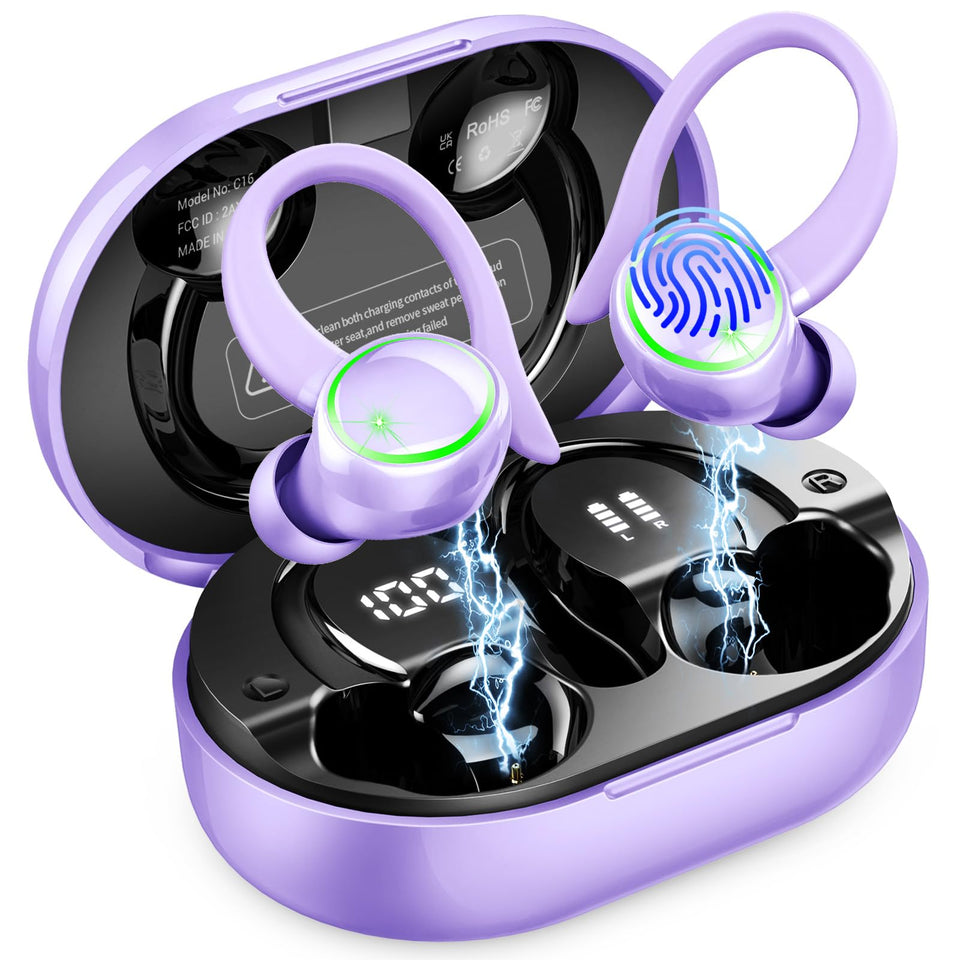 Matast 2026 Earbuds charging case displaying battery status for easy top-ups