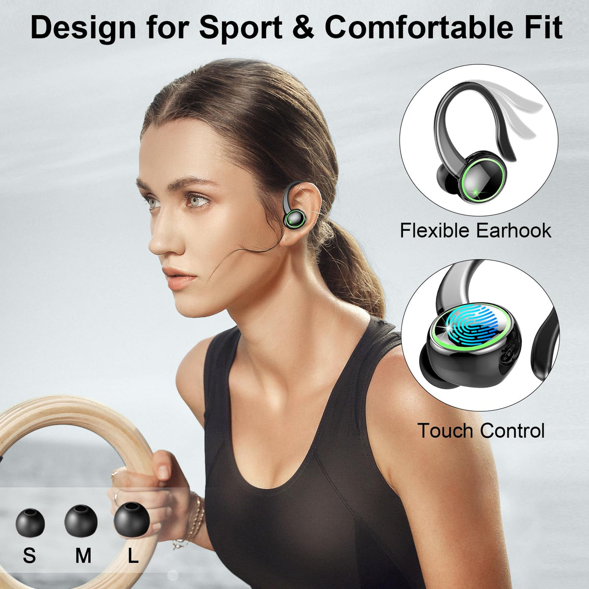 Matast Bluetooth 5.4 dual-use mode supports stereo or mono listening