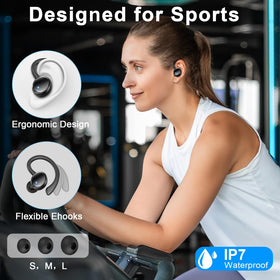 matast finger using touch controls on earbud, convenient hands-free operation benefit