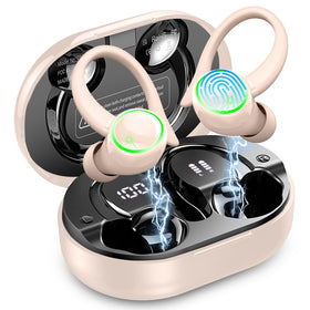 Matast wireless earbuds case displays battery status for quick recharge