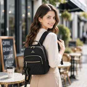 MATEIN mini-backpack-women-interior-compartments show organized storage for daily essentials.