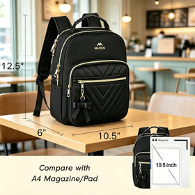 MATEIN mini-backpack-women-shoulder-strap demonstrates foam-padded comfort for long wear.