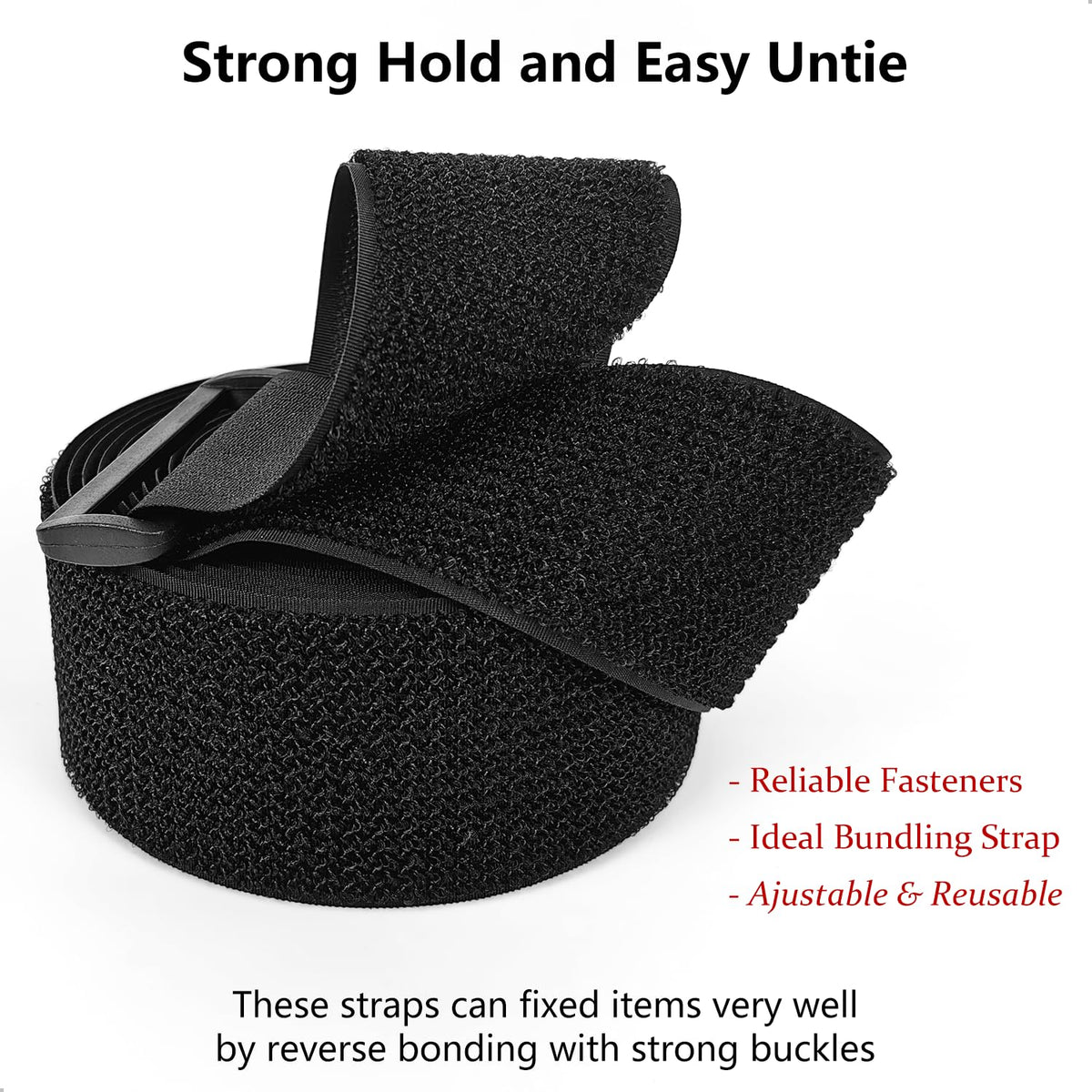 Matenf strong-grip buckles with durable nylon for reliable holds