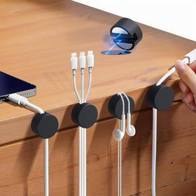 Maveek large clip with adhesive disc offers versatile mounting on various surfaces.