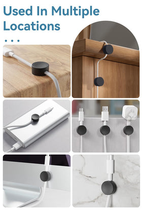 Maveek five-pack provides flexible, clutter-free cable management.