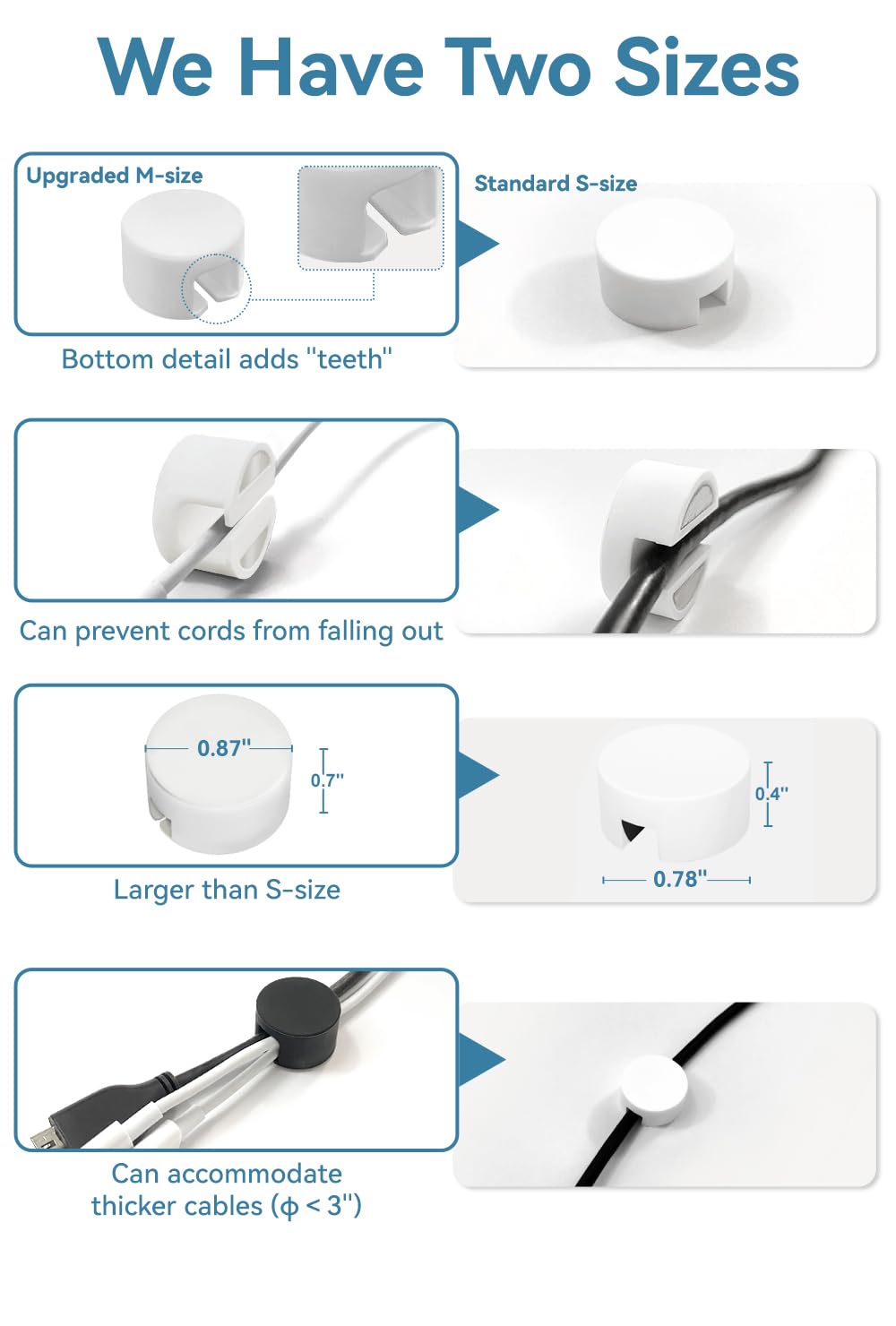 Maveek minimalist cable management reduces desk clutter in an office