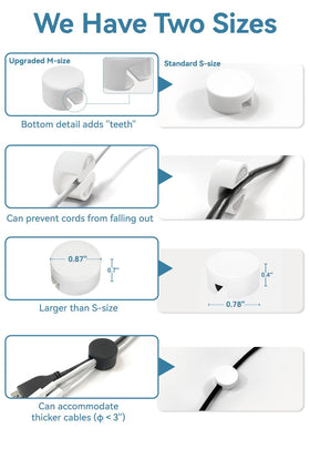 Maveek minimalist cable management reduces desk clutter in an office