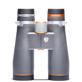Maven B2 45mm ED binocular gray orange front view for expansive landscapes