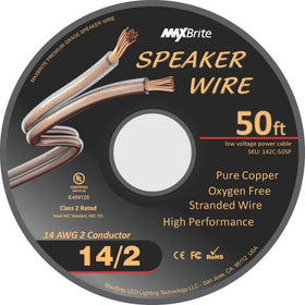 MaxBrite spool edge showing sequential foot markings for precise measurement and installation benefit