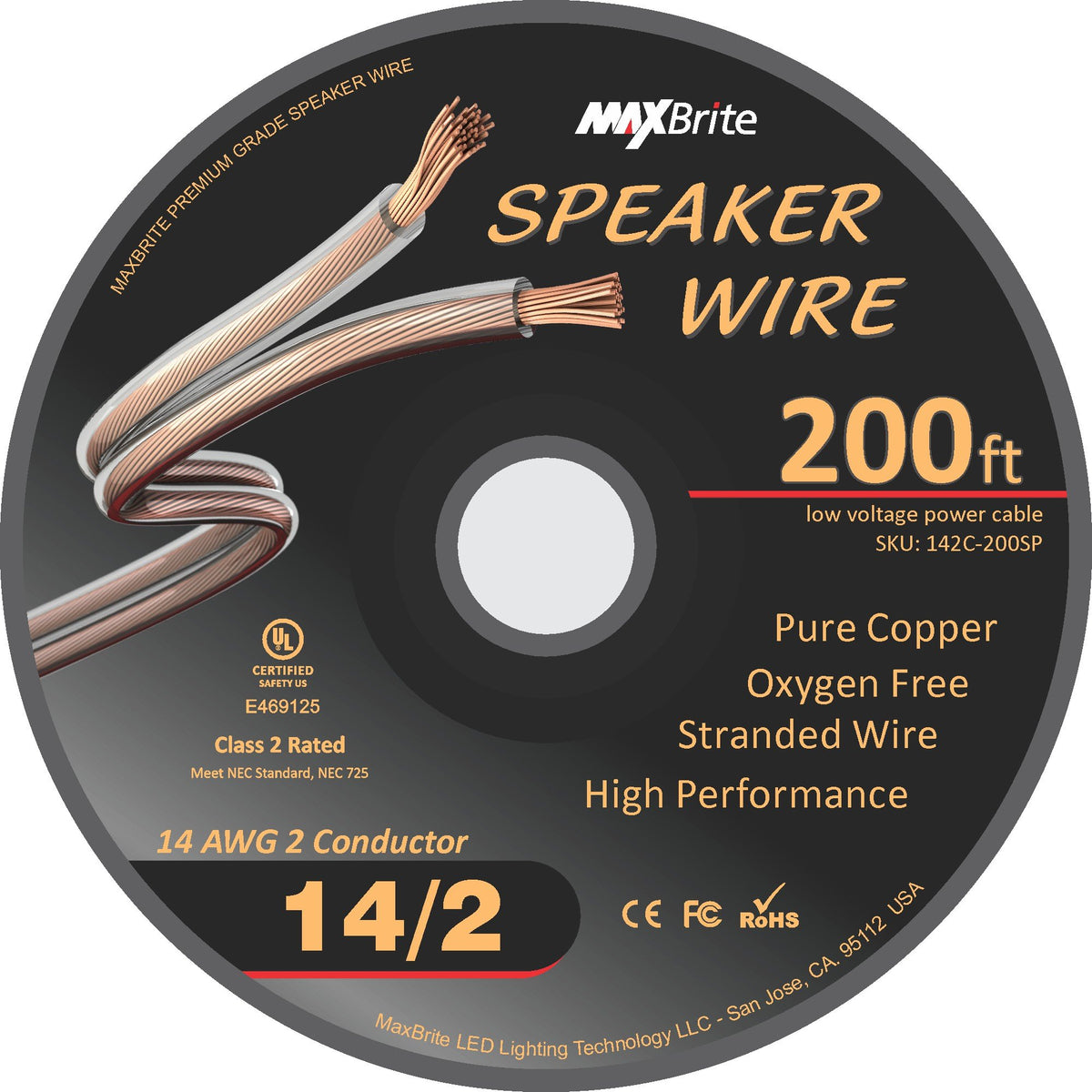 MaxBrite sequential markings simplify reel dispensing and precise length cuts.