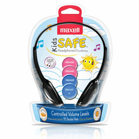 Maxell close-up of earcup and interchangeable cap highlighting comfort
