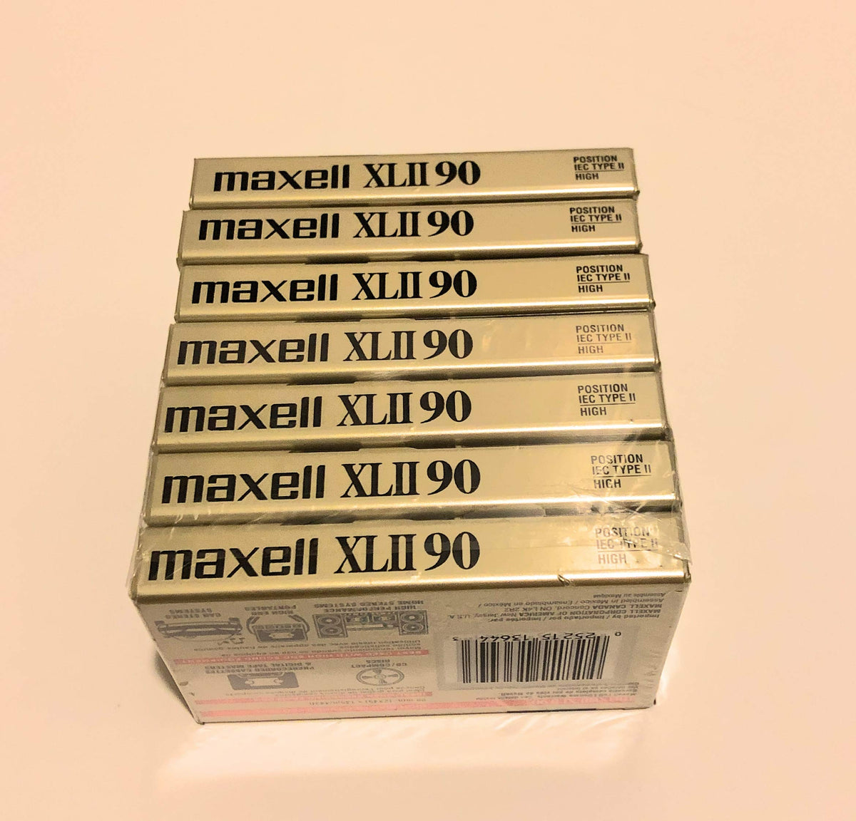 Maxell XLII 90-minute high-bias cassette for high-quality CD-to-tape recording