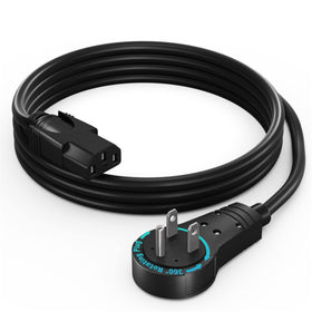 Maximm front view flat plug showing low profile and space-saving design