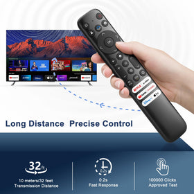 Ready out of the box with two remotes for TCL Google TV