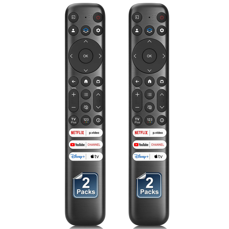 Maxitoc RC813 remote front view showing TCL Google TV compatibility