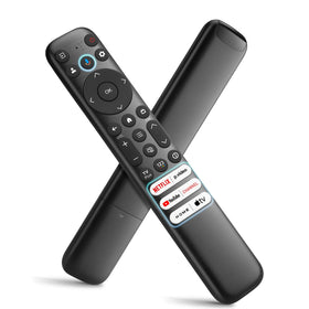 Maxitoc RC813 voice remote front view for comfortable grip.
