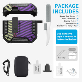 Maxjoy AirPods 4 case with lock front LED visibility during charging