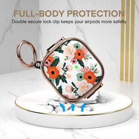Maxjoy AirPods 4 Case clear access to pairing button for quick use.