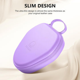 Maxjoy AirPods Max case in purple EVA, travel-ready protection for commutes and trips.
