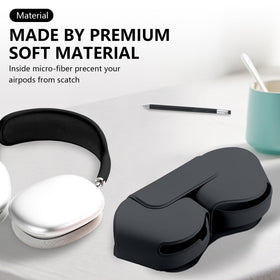 Maxjoy AirPods Max magnetic secure fit illustrates snug, reliable protection during daily use.