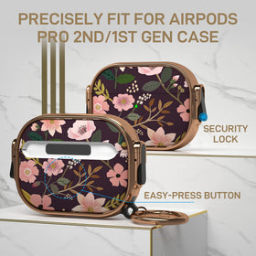 Maxjoy AirPods Pro 2 case with carabiner for easy attachment
