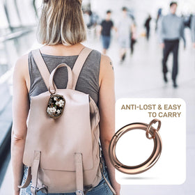 Maxjoy AirPods Pro 2 case flower-design adds cute style.