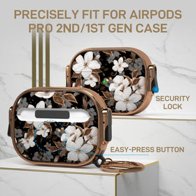 Maxjoy AirPods Pro 2 full-body shockproof case guards against drops.