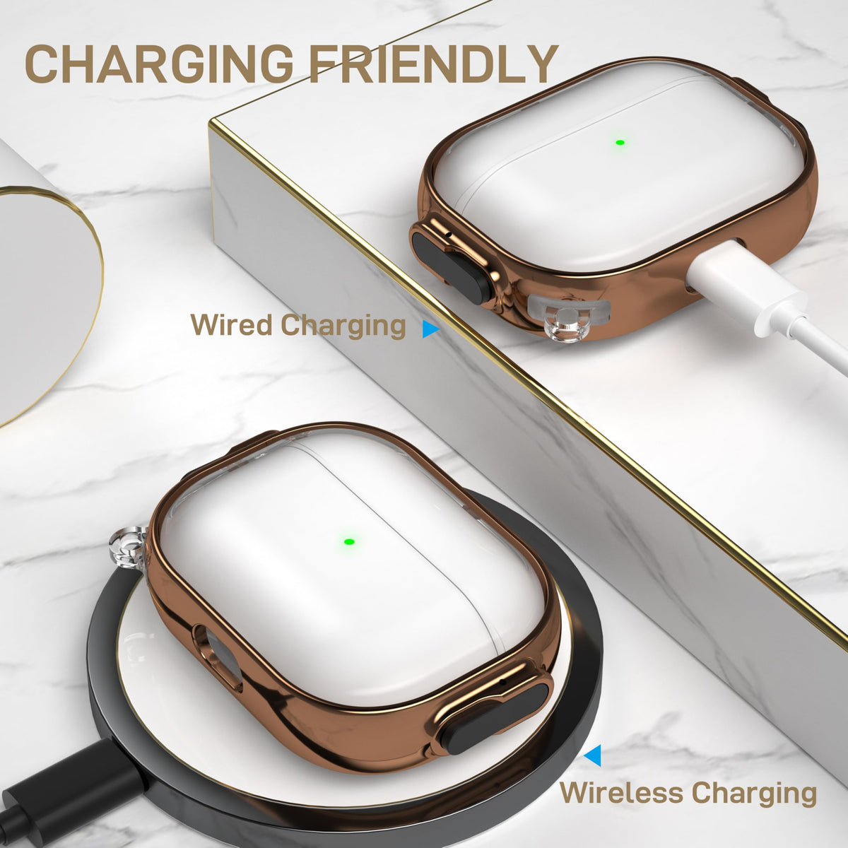 Maxjoy AirPods Pro 2 case supports quick-release locking for easy install.
